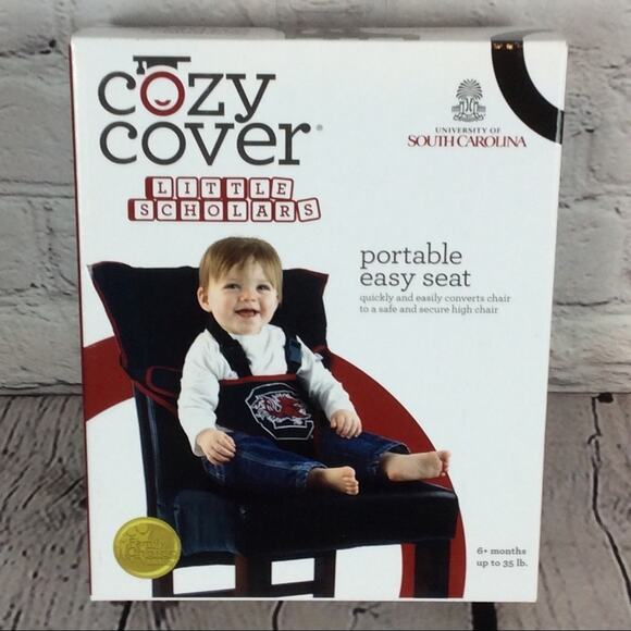 NCAA SC GAMECOCKS Toddler Cozy Cover Portable Easy Seat Sports Tailgating Travel - Picture 2 of 3